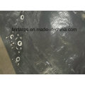 China Black PE Tarp Cover, Finished Tarp Sheet with Grommets
